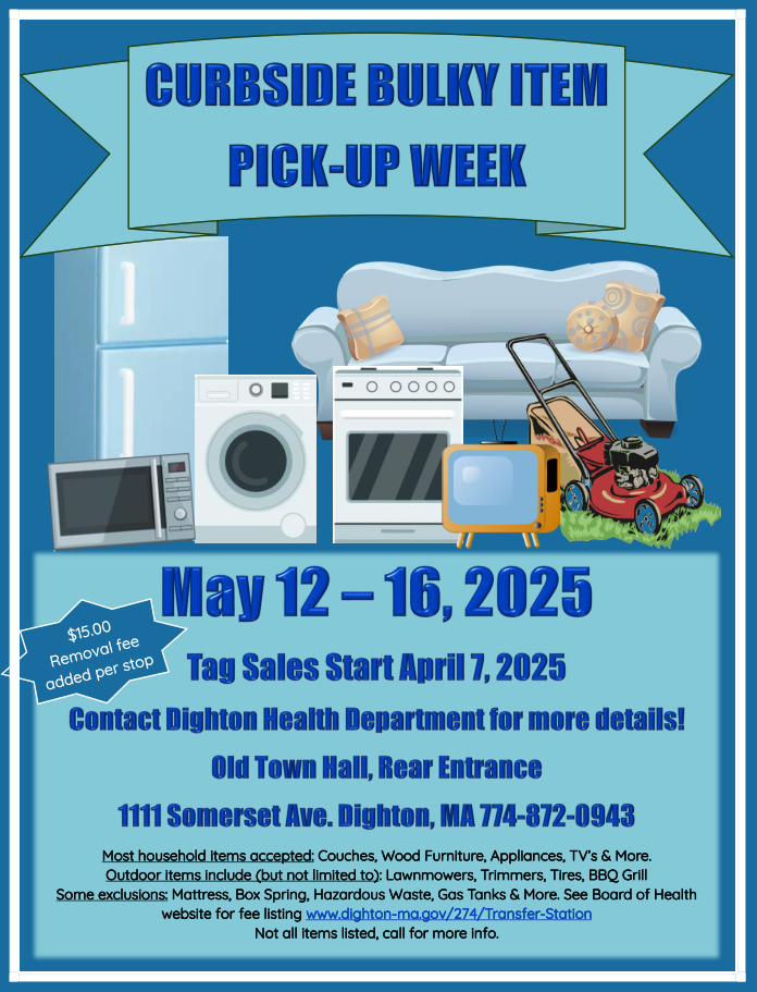 Bulky Item Curbside Flyer 2025